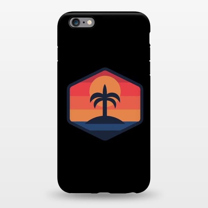 iPhone 6/6s plus StrongFit Sunset Beach Island by Afif Quilimo