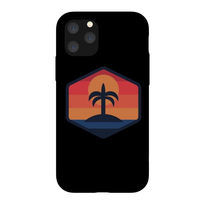 iPhone 11 Pro StrongFit Sunset Beach Island by Afif Quilimo