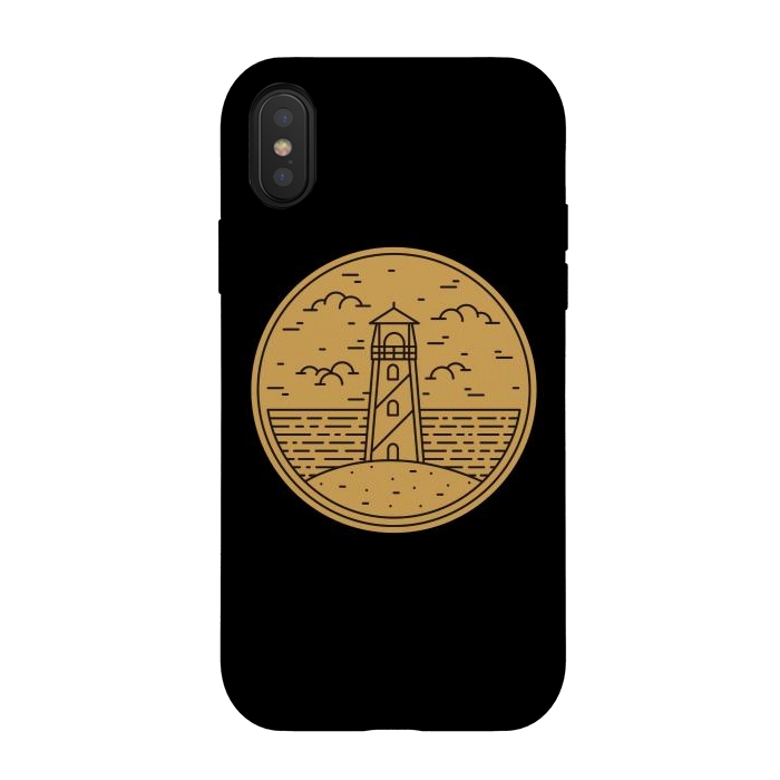 iPhone Xs / X StrongFit Lighthouse 2 by Afif Quilimo