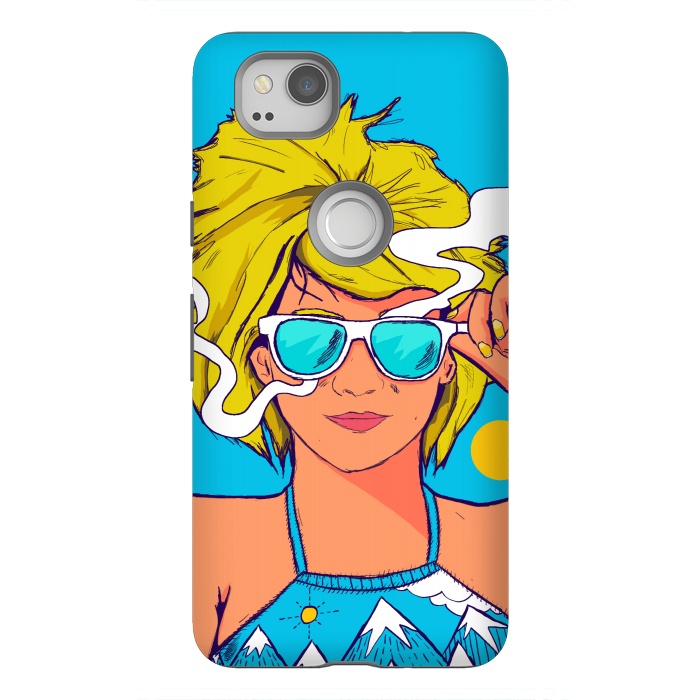Pixel 2 StrongFit The summer girl by Steve Wade (Swade)