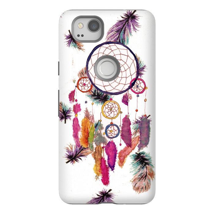Pixel 2 StrongFit Dreamcatcher and Feather Pattern by Girly Trend