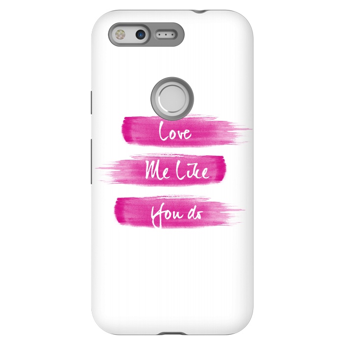 Pixel StrongFit Love Me Pink Brushstrokes by Girly Trend