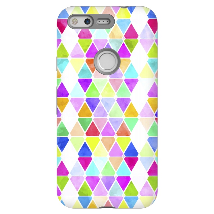 Pixel StrongFit Watercolor Abstract Pastel Triangles by Girly Trend