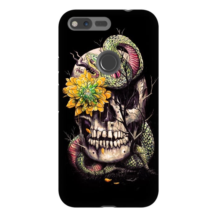 Pixel XL StrongFit Snake and Skull by Nicebleed