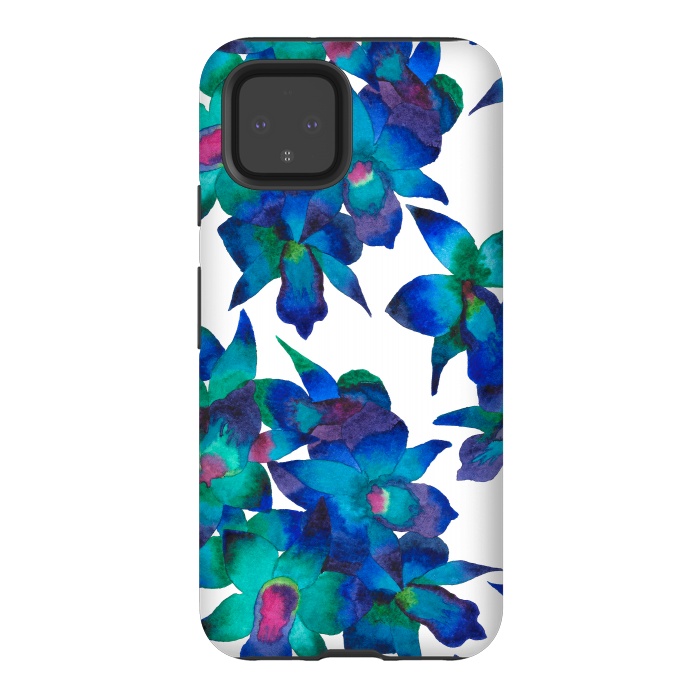 Pixel 4 StrongFit Oceanic Orchid Fascination by Amaya Brydon