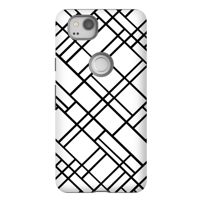 Pixel 2 StrongFit Map 45 White by Project M