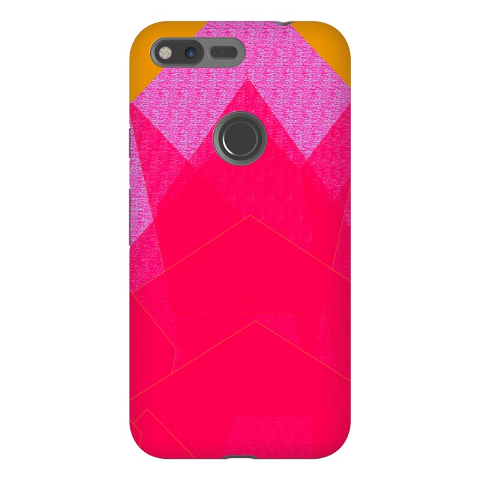 Pixel XL StrongFit Sunset Mountain fuschia by ANoelleJay