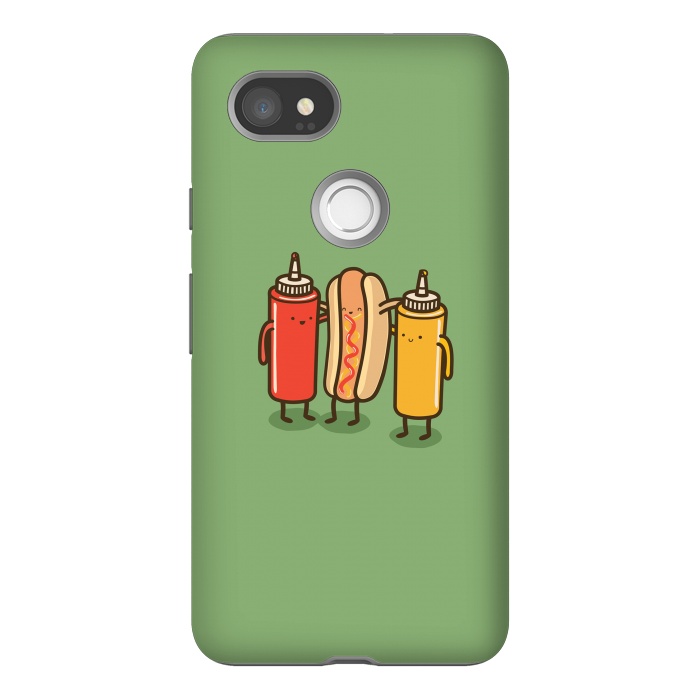 Pixel 2XL StrongFit Best Friends by Xylo Riescent