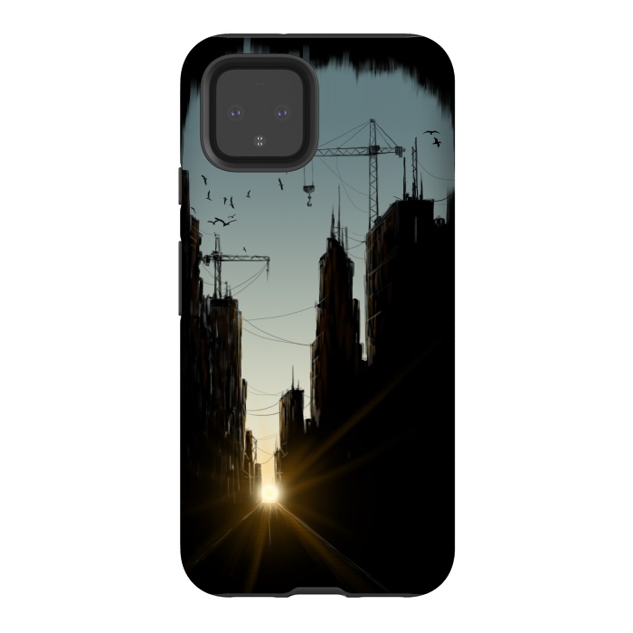 Pixel 4 StrongFit Concrete Jungle by Alwin Aves