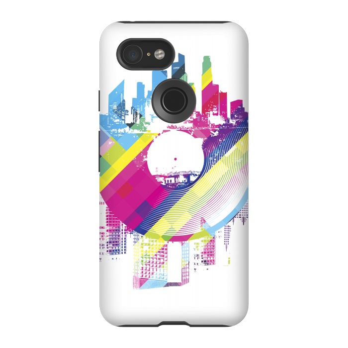 Pixel 3 StrongFit Urban Vinyl Colorful by Sitchko