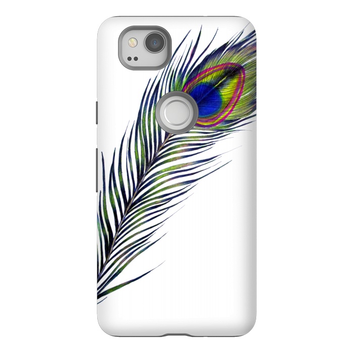 Pixel 2 StrongFit The Peacock's Feather by ECMazur 