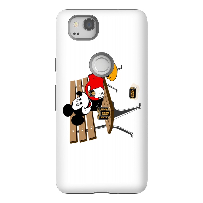 Pixel 2 StrongFit Mickey Mouse Drinking Star Wars Beer by Alisterny
