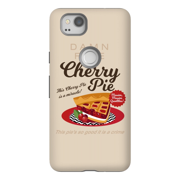 Pixel 2 StrongFit Twin Peaks Damn Fine Cherry Pie by Alisterny