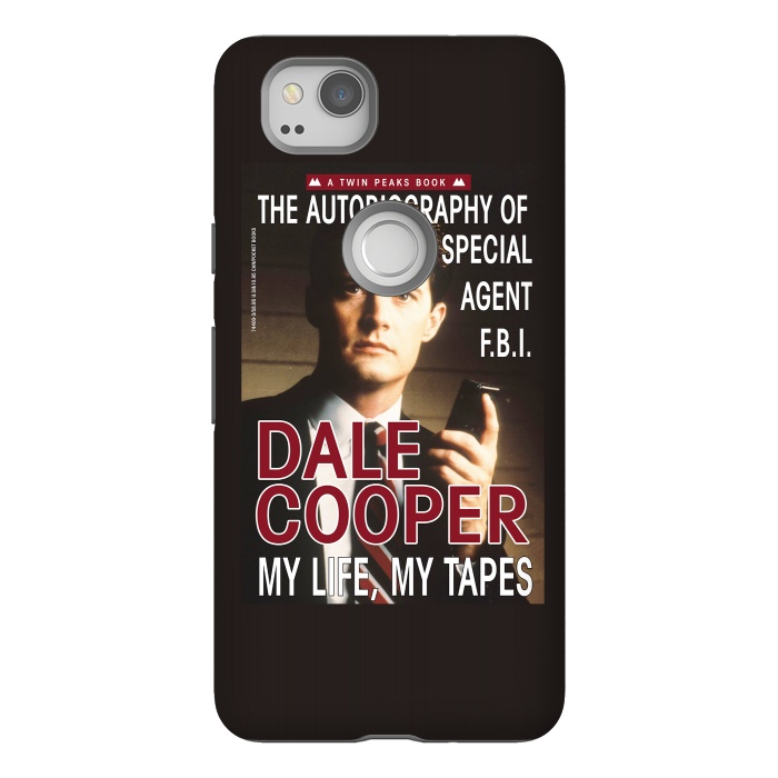 Pixel 2 StrongFit Twin Peaks Dale Cooper Book by Alisterny