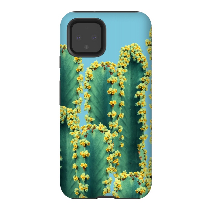 Pixel 4 StrongFit Adorened Cactus V2 by Uma Prabhakar Gokhale