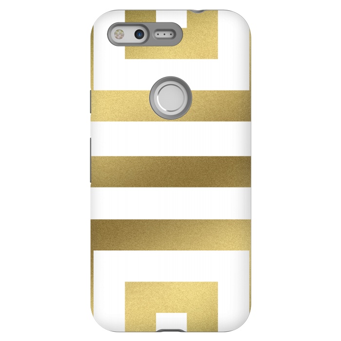 Pixel StrongFit Gold Stripes by Caitlin Workman