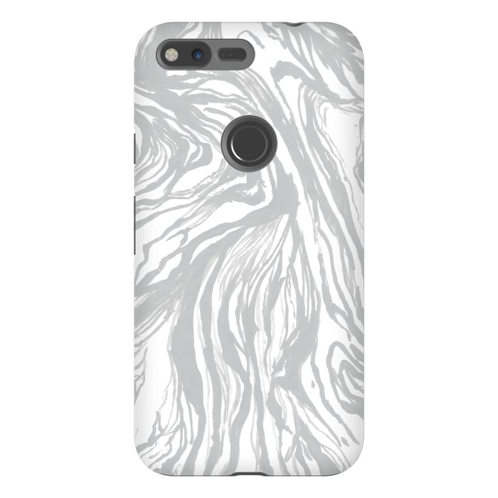 Pixel XL StrongFit Gray Marble by Caitlin Workman