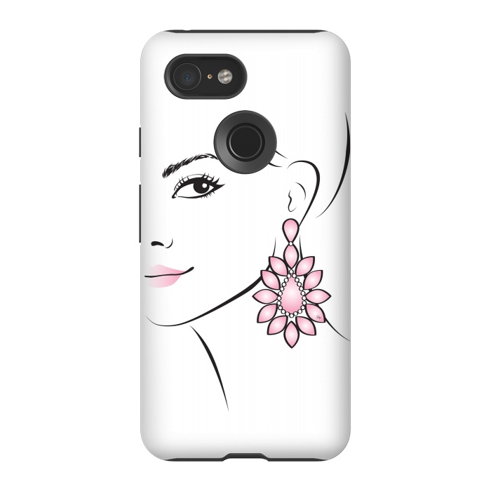 Pixel 3 StrongFit Earring Lady by Martina