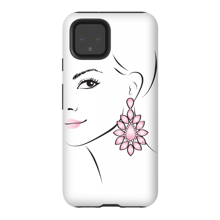 Pixel 4 StrongFit Earring Lady by Martina