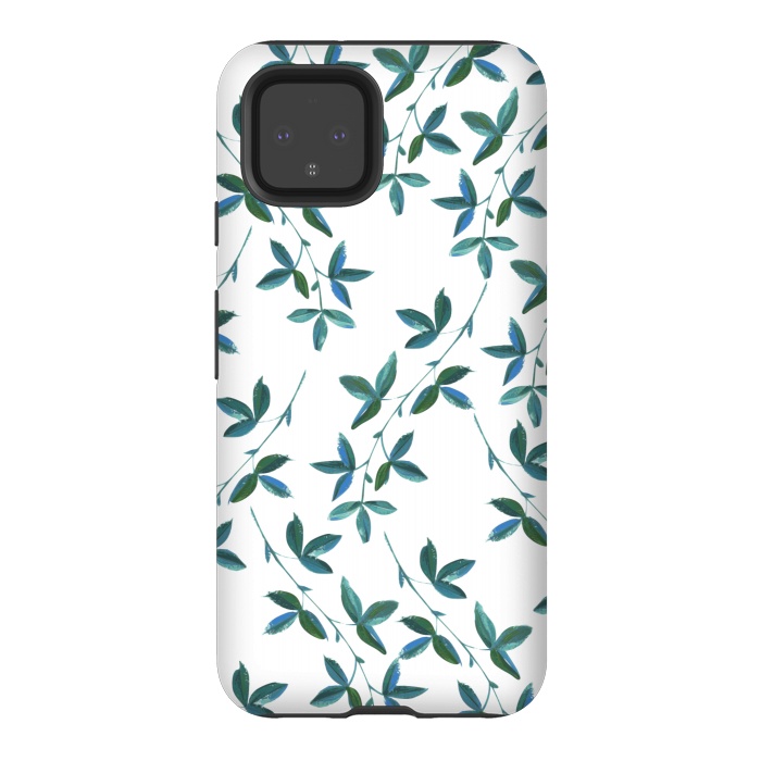 Pixel 4 StrongFit Green Vines by Zala Farah