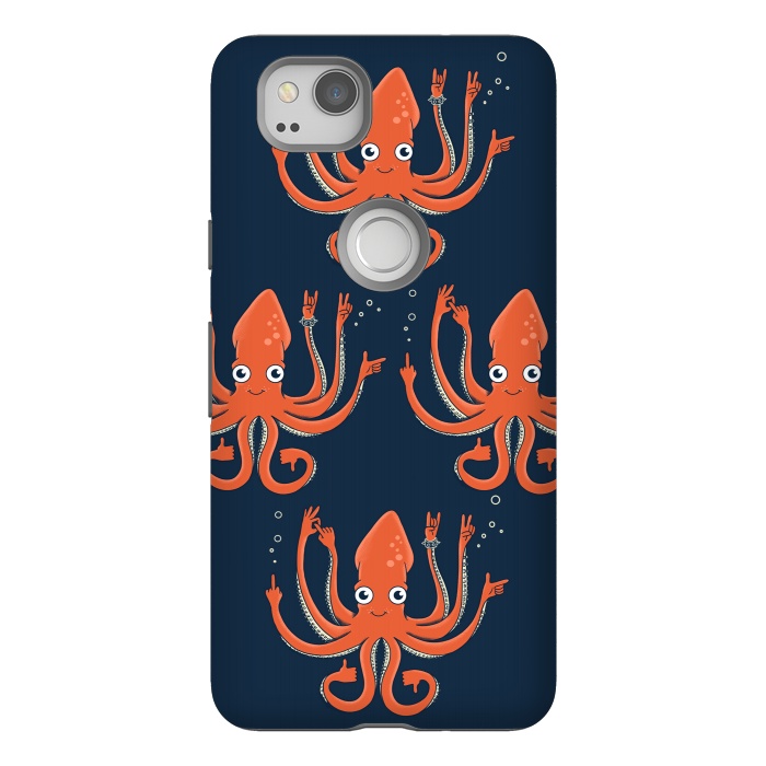 Pixel 2 StrongFit Signals Octopus  by Coffee Man