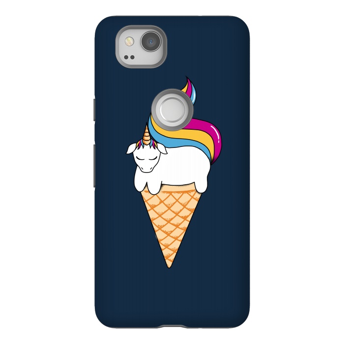 Pixel 2 StrongFit uni-cone blue by Coffee Man