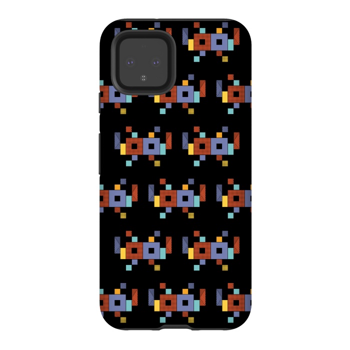 Pixel 4 StrongFit Retro Cubism by Coffee Man