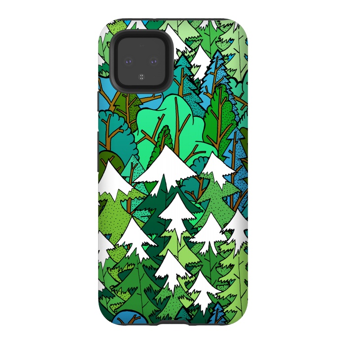 Pixel 4 StrongFit Winter's Forest by Steve Wade (Swade)