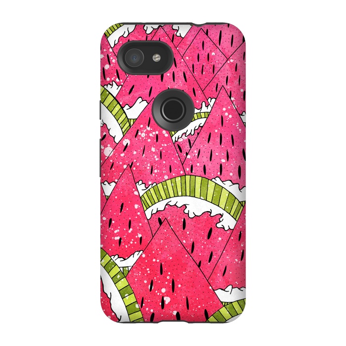 Pixel 3A StrongFit Watermelon Mountains by Steve Wade (Swade)