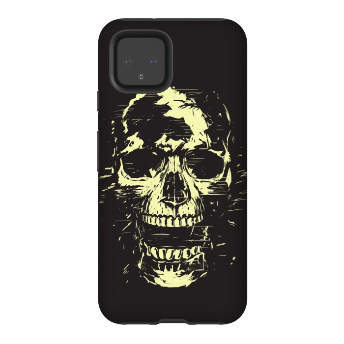 Pixel 4 StrongFit Scream (gold) by Balazs Solti