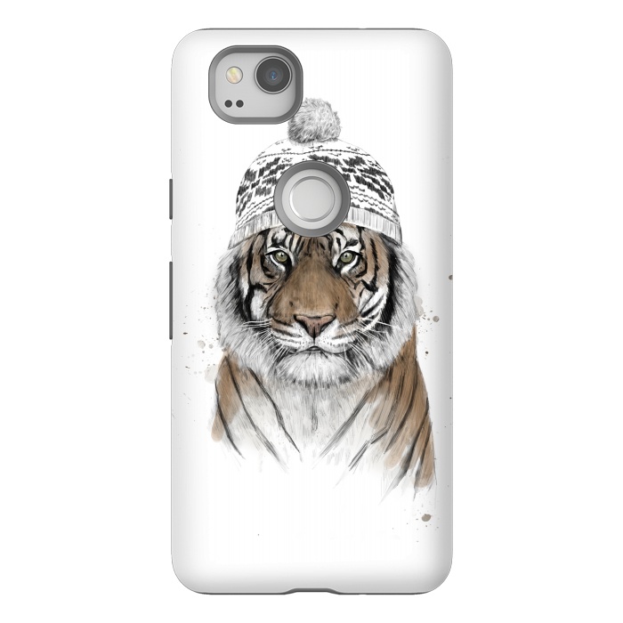 Pixel 2 StrongFit Siberian tiger by Balazs Solti