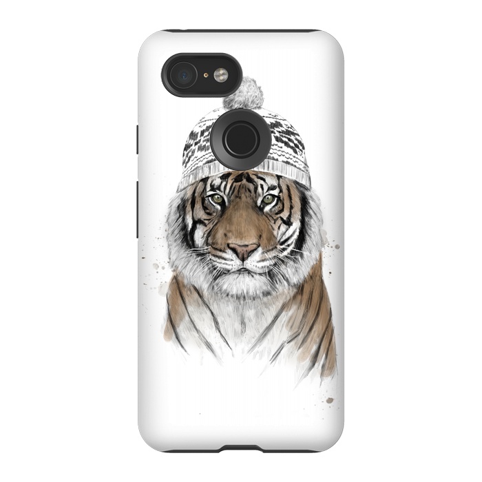 Pixel 3 StrongFit Siberian tiger by Balazs Solti