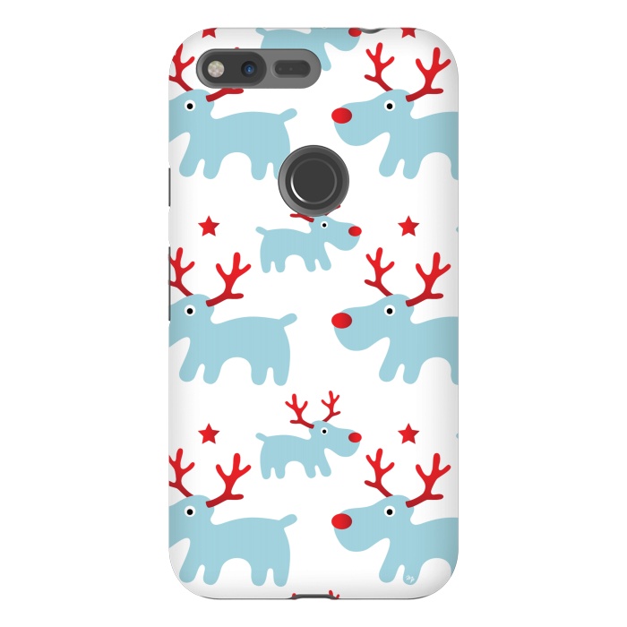 Pixel XL StrongFit Cute Reindeers by Martina