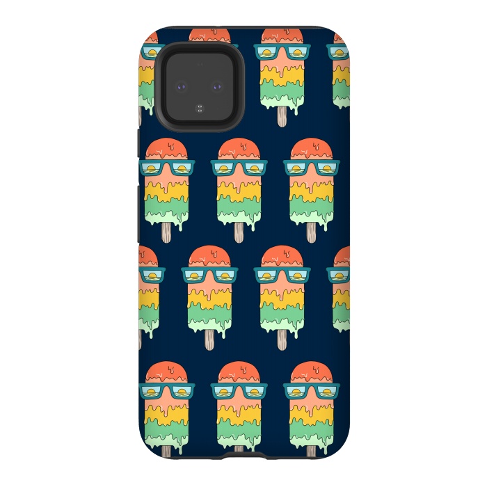 Pixel 4 StrongFit Hot Ice Cream pattern by Coffee Man