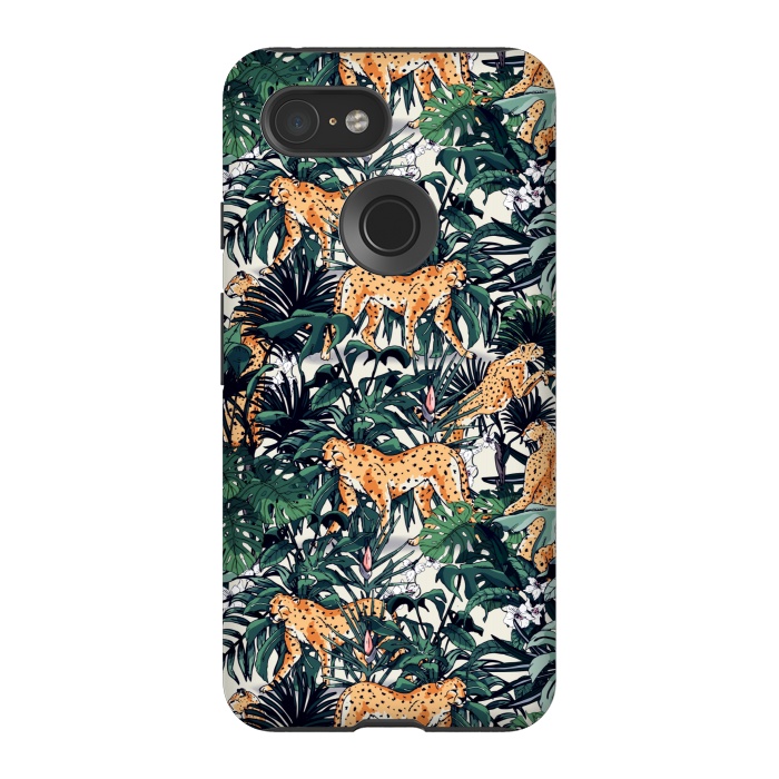 Pixel 3 StrongFit Cheetah in the wild jungle  by Mmartabc