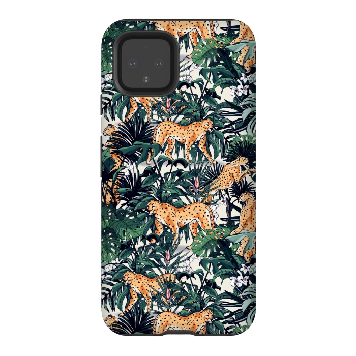 Pixel 4 StrongFit Cheetah in the wild jungle  by Mmartabc