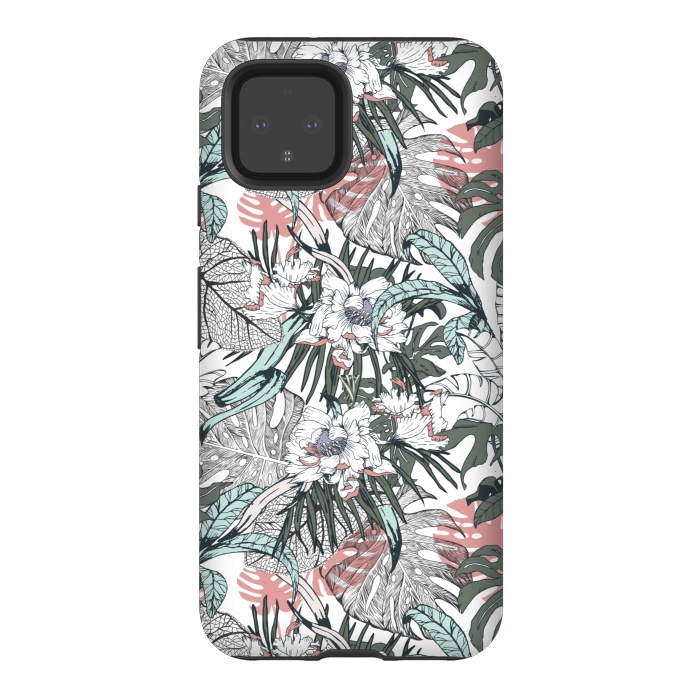 Pixel 4 StrongFit Tropical wild jungle paradise by Mmartabc