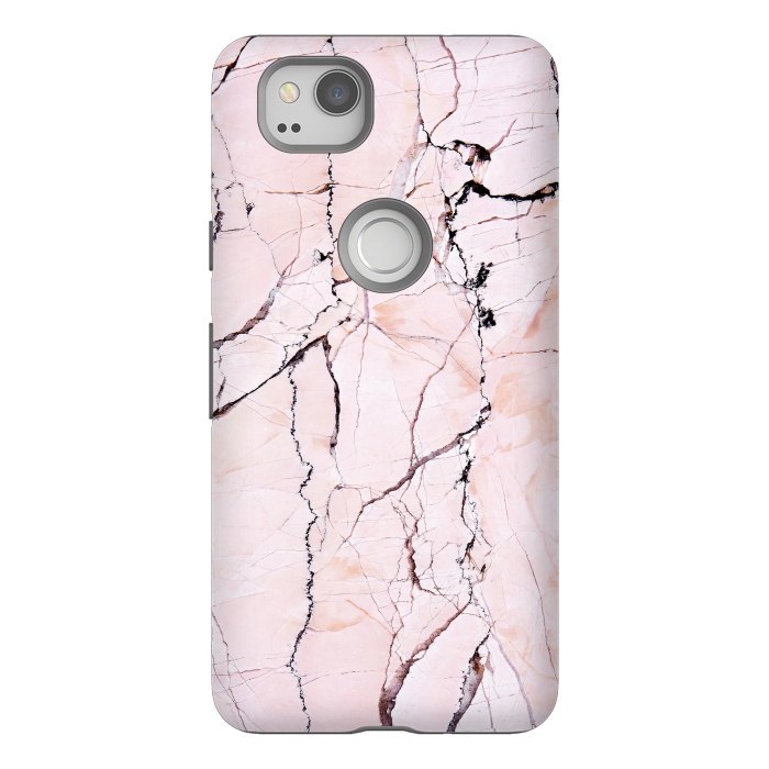Pixel 2 StrongFit Pink texture marble by Mmartabc