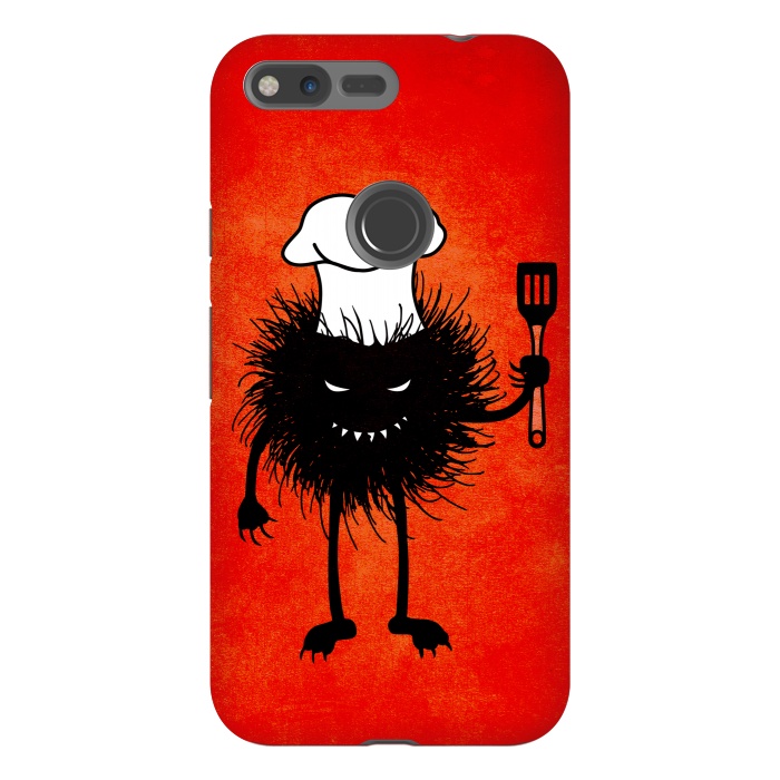 Pixel XL StrongFit Evil Bug With Chef Hat Loves To Cook by Boriana Giormova