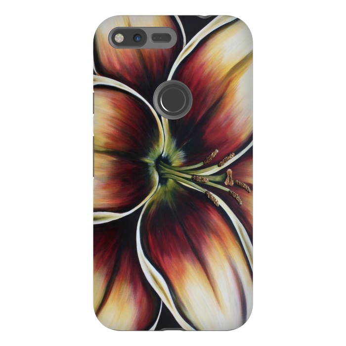Pixel XL StrongFit Sunset Lily by Denise Cassidy Wood