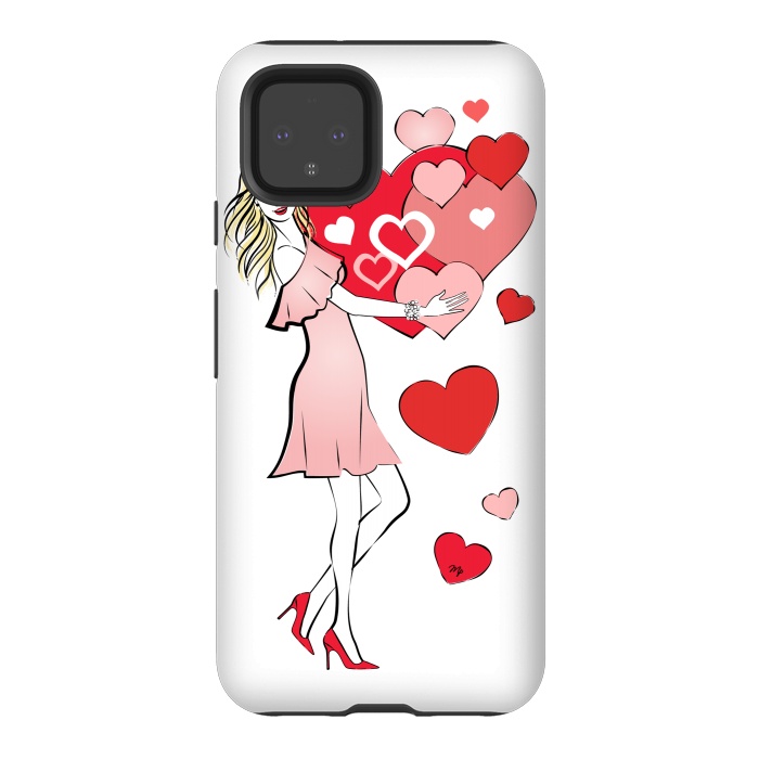Pixel 4 StrongFit Queen of Hearts by Martina