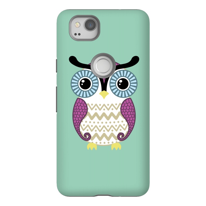Pixel 2 StrongFit Cute owl by Laura Nagel