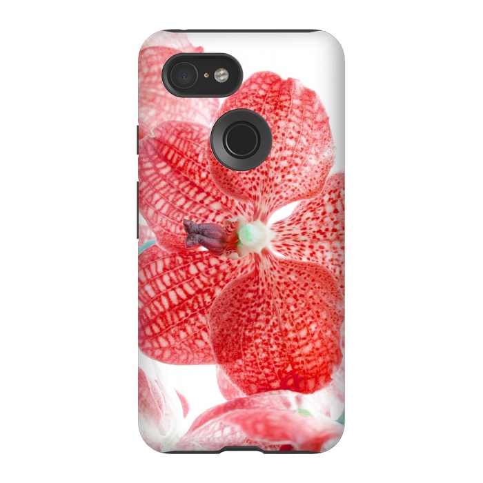 Pixel 3 StrongFit Red Natures Flower by Bledi