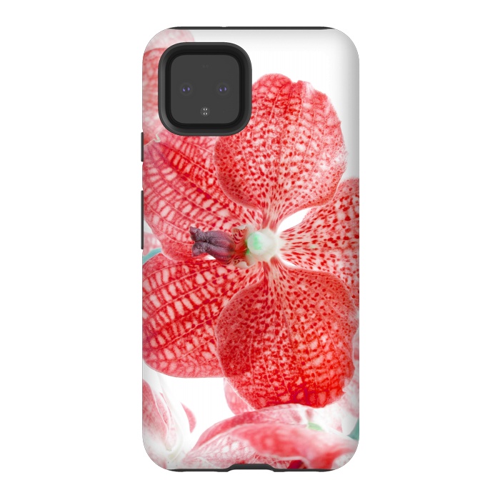 Pixel 4 StrongFit Red Natures Flower by Bledi