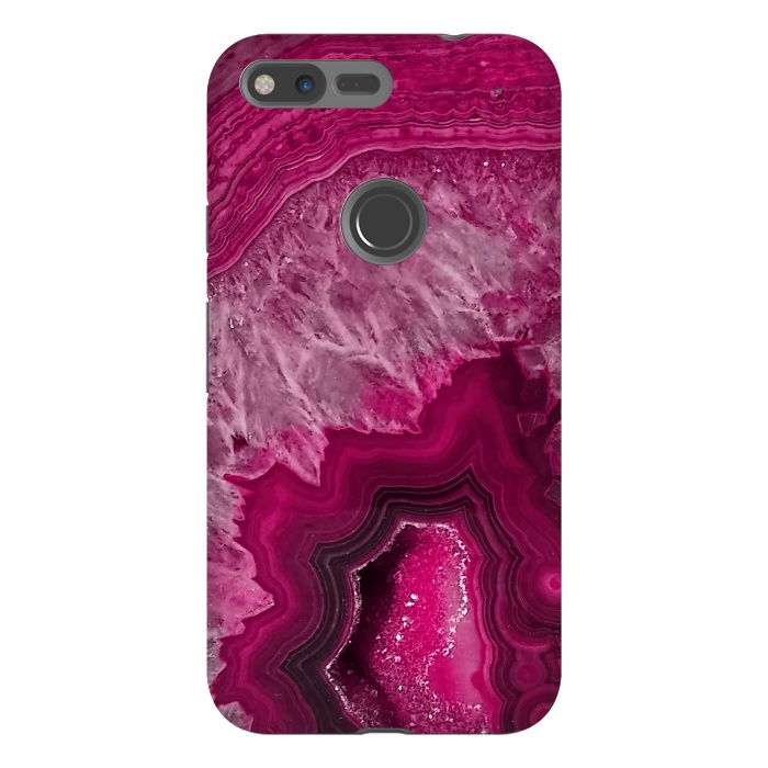 Pixel XL StrongFit Pink Agate by  Utart