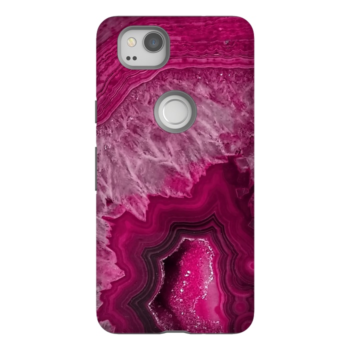 Pixel 2 StrongFit Pink Agate by  Utart