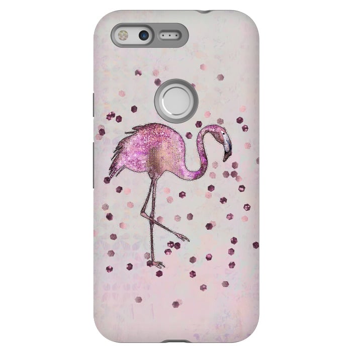 Pixel StrongFit Glamorous Flamingo by Andrea Haase