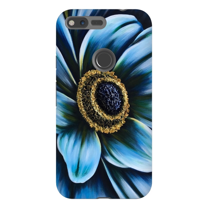 Pixel XL StrongFit Blue Cosmos by Denise Cassidy Wood