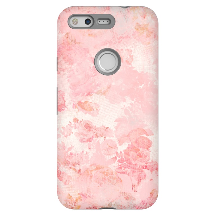 Pixel StrongFit Vintage Roses in Pink - Pattern by  Utart