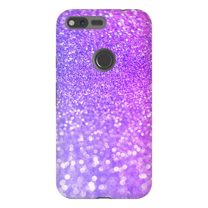 Pixel XL StrongFit Purple Pink Glitter Dream by  Utart